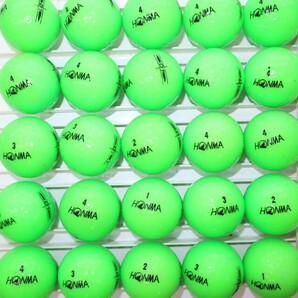 25個 2022年モデル ホンマ D1 グリーンカラー Bランク HONMA 中古 ロストボール ゴルフボール 送料無料 sntの画像4
