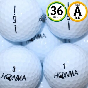 Aランク 36個 D1 2018年モデル 良品 ホンマ ホワイト HONMA ロストボール ゴルフボール 送料無料 snt