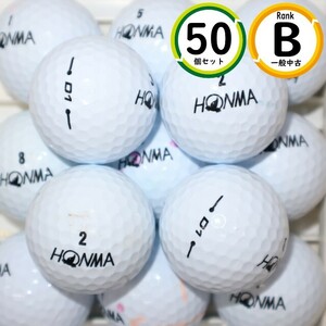 50個 ホンマ D1 2020年モデル Bランク HONMA 中古 ロストボール ゴルフボール 送料無料 snt