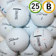 25個 2022年モデル タイトリスト ツアーソフト Bランク TITLEIST TOURSOFT 中古 ロストボール 送料無料_画像1