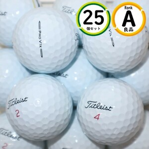 Aランク 25個 2023年モデル プロV1ｘ 美品 prov1ｘ タイトリスト ロストボール 送料無料