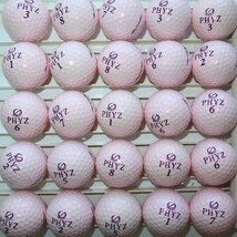 Aランク 25個 PHYZ ファイズ5 ピンク 良品 ブリヂストン ファイズ ファイブ ロストボール 送料無料_画像4