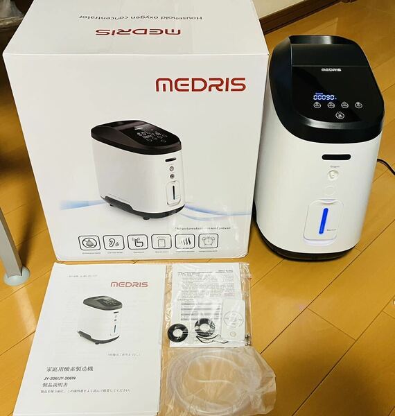 超美品 ペット用 家庭用 小型軽量 酸素濃縮器 酸素発生器 酸素濃度:30%〜93％±3% 日本国内検品 日本語取り扱い説明書付 未使用付属品付