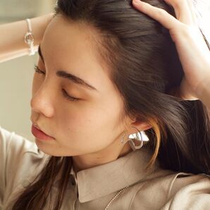 【Nothing And Others/ナッシングアンドアザーズ】Drewline Pierce ピアス 両耳付属 ラインピアス