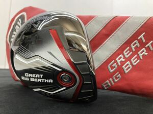 Callaway キャロウェイ GREAT BIG BERTHA グレートビッグバーサ 10.5 Tour AD DJ-6s GRAPHITE DESIGN ヘッドカバー付　yg5-15