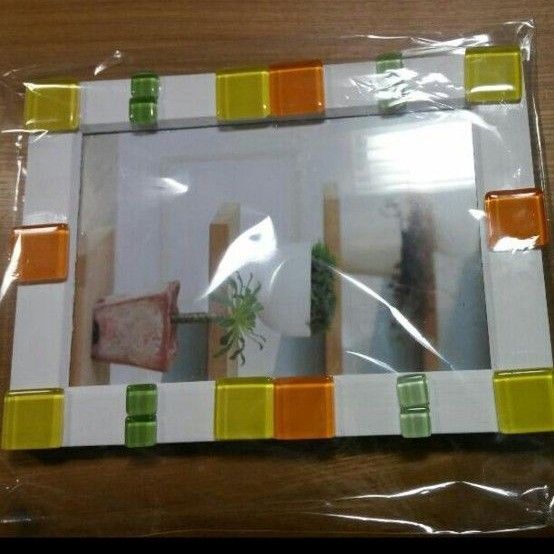 写真たて フォトフレーム ハンドメイド タイル