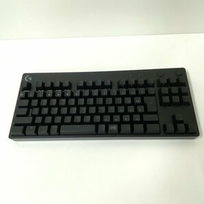 【送料無料】Logicool ロジクール PRO X ゲーミングキーボード G-PKB-002 赤軸変更品 青軸付き 中古【Ae473792】の画像2