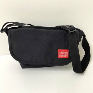 [ free shipping ]Manhattan Portage Manhattan Poe te-ji messenger bag shoulder bag used [AeH236]