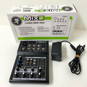 【送料無料】MACKIE マッキー 5チャンネル コンパクトミキサー MIX5 中古【Ae474163】