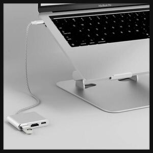 【開封のみ】Fuyi★USB Type C HDMI タイプ c 変換 アダプタ 50cmコード ４K@30Hz /PD充電/USB 3.0高速伝送 互換性 switch MacBook Pro