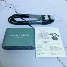 【開封のみ】avedio links★ HDMI 切替器 4K 60Hz アルミニウム合金製 avedio links HDMI セレクター3入力1出力HDMI スイッチャー3ポート_画像8