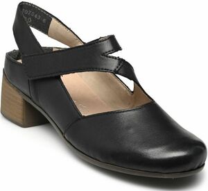  free shipping RIEKER 25cm pumps sandals black strap velcro me Lee je-n strap Wedge sneakers RRR143