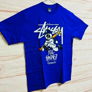 1スタ ステューシー ドラゴンズコラボTシヤツ M ブルー