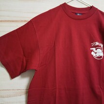 1スタ ステューシー 242 Tシヤツ L 赤_画像1