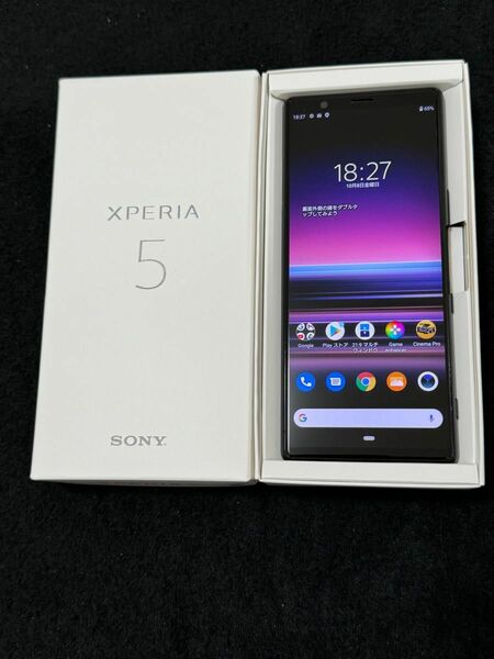 Xperia 5 J9260 Black 国内版simフリー 