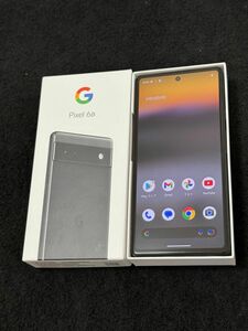 Google Pixel 6a Charcoal simフリー 極美品　判定○