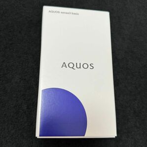 AQUOS sense3 basic SHV48 Black simフリー 新品未使用品　判定○