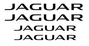 送料無料i ジャガー Jaguar Black 4枚セット カッティング ステッカー 海外