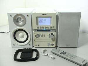 希少稼働品●SONY/ソニー マイクロハイファイコンポーネントシステム HCD-M35WM CD/MD/テープ●リモコン/アンテナ付き