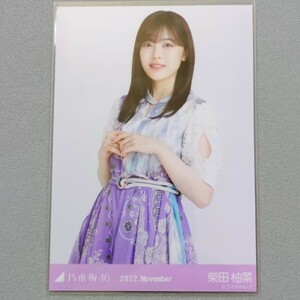 乃木坂46 柴田柚菜 2022 November 生写真