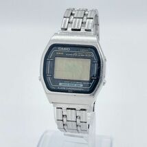 【1円スタート】CASIO カシオ W-51 106 スクエア メンズ クオーツ デジタル腕時計 動作未確認_画像4