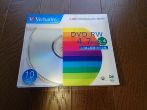 Verbatim DVD-RW 10 sheets pack DHW47Y10V1 unopened 