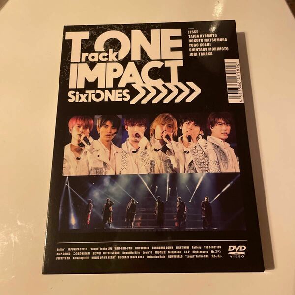 正規品 SixTONES TrackONE -IMPACT- 初回盤 DVD