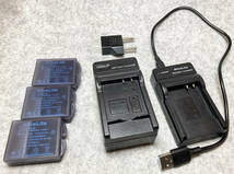 SIGMA DP Merrill用 BP-41互換 バッテリー3個 ＆ BC-41互換 充電器2台 社外品_画像1