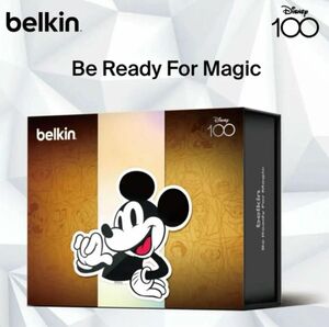 belkin ディズニー100周年限定　モバイルバッテリー　ケーブル　急速充電器