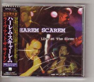 CD:Harem Scarem Harley m*skya- Lem / Live * at * The * siren the first times limitation new goods unopened 