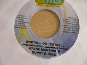 7”:Wayne Marshal /Writings On The Wall 新品未使用