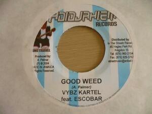 7”:Vybz Kartel & Escobar/Good Weed 新品未使用