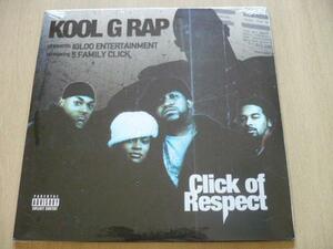 輸入LP:Kool G Rap Introducing 5 Family Click/Click Of Respect 新品未開封