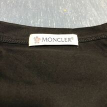 1円スタート MONCLER モンクレール　半袖　Tシャツ M サイズ　黒　ブラック_画像3