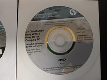 未使用品 HP Windows 7 Professional 32bit OS DVDメディア 3枚 セット同梱 送料無料_画像2