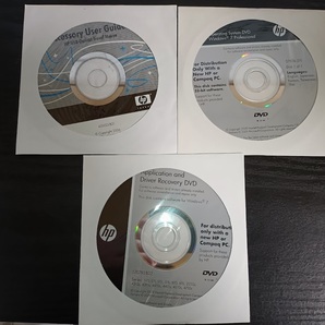 未使用品 HP Windows 7 Professional 32bit OS DVDメディア 3枚 セット同梱 送料無料