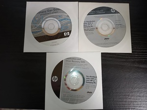 未使用品 HP Windows 7 Professional 32bit OS DVDメディア 3枚 セット同梱 送料無料