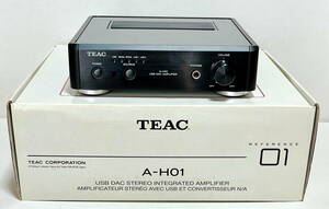 TEAC USB DAC プリメインアンプ A-H01　ブラック