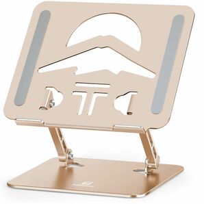 【傷あり】ノートパソコンスタンド PCスタンド タブレット ホルダー 折り畳み式 卓上 高さ角度調整 滑り止め 未使用 折りたたみ