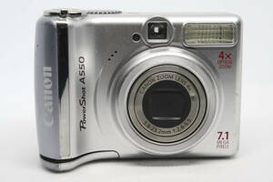 Canon PowerShot A550(700万画素 光学4倍 単三電池)撮影可能ジャンク