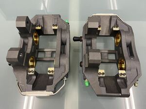 未使用☆AP Racing ブレーキキャリパー 左右セット ラジアルマウント 4ピストン Brake Caliper 