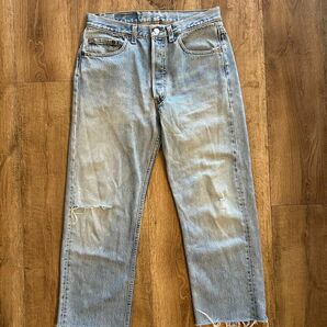 90's LEVI'S501！USA製 W32リーバイス US古着デニムジーンズ