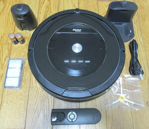 ルンバ iRobot Roomba 885 フィルター&エッジブラシ&バッテリー(4500mAh超大容量)新品に交換！使用少！完動！