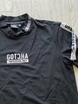 新品！GOTCHA GOLF エンボス加工ハイネックTシャツ　L_画像2