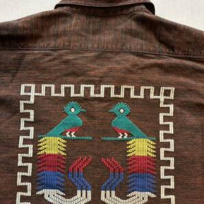 70~80's vintage GUATEMALA EMBROIDERY SHIRTヴィンテージ グアテマラシャツ 刺繍シャツ 古着 刺繍 エスニック ヒッピーの画像5