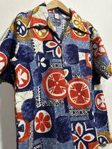 70~80s Vintage aloha shirt ヴィンテージ アロハシャツ ハワイアンシャツ 古着 レトロ 総柄 _画像3