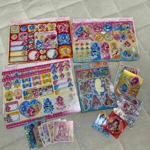 プリキュアシール　色々　トロピカルージュ！ヒーリングっどジャンボシールダス　トゥインクル　ハートキャッチ