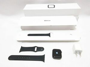 Apple Watch GPS Series 4 アップルウォッチ MU662J/A A1977 スペースグレイ 黒 スポーツバンド 40mm アクティベーションロック解除済