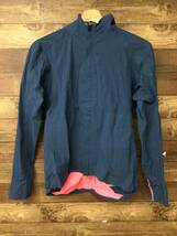 FP538 ラファ Rapha WOMENS HOODED RAIN JACKET 長袖 ウィンドブレーカー XS 紺 レディース_画像1