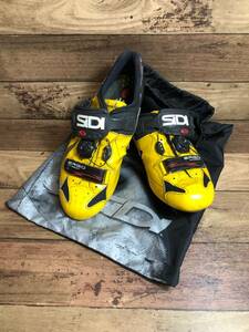 HW275 シディ SIDI エルゴ カーボン ERGO4 CARBON ビンディングシューズ イエロー EU41